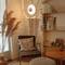 2.5ft. Rustic Knotted Rope Shade on Birch Branch Wall Art